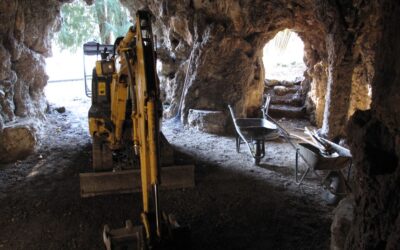 Iniziato il restauro della grotta di Villa Olmo