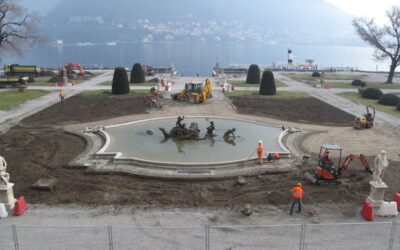 Partiti i lavori per il Parco di Villa Olmo